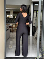 Macacão manga 3/4 suplex