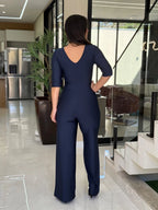 Macacão manga 3/4 suplex